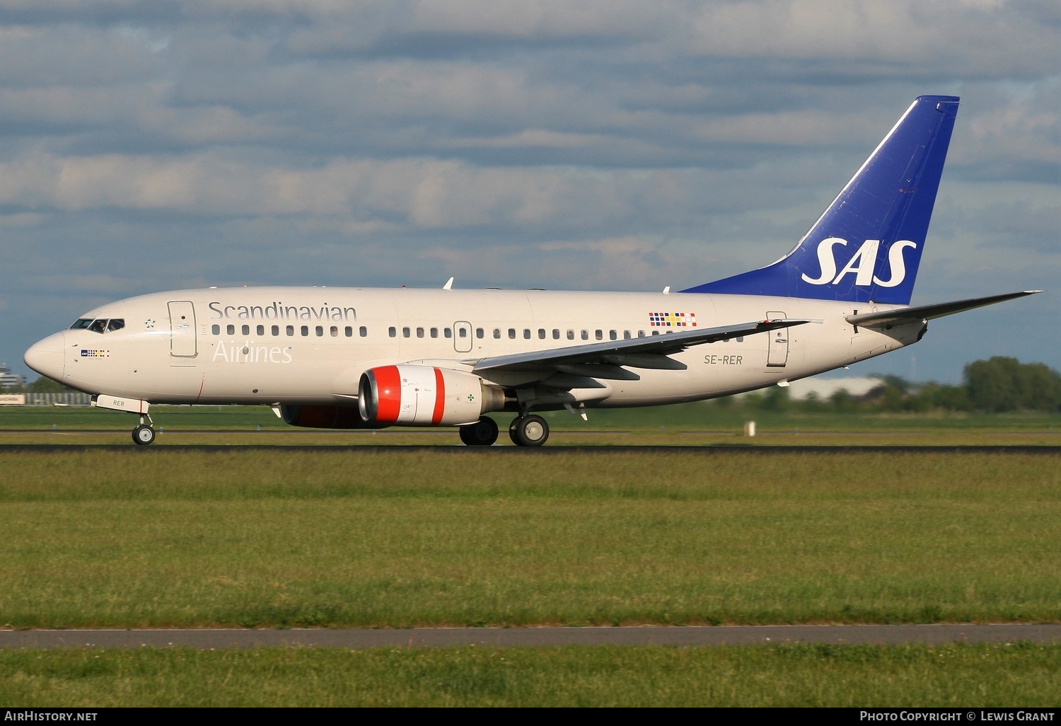 Aircraft Photo of SE-RER | Boeing 737-7BX | Scandinavian Airlines - SAS | AirHistory.net #106598