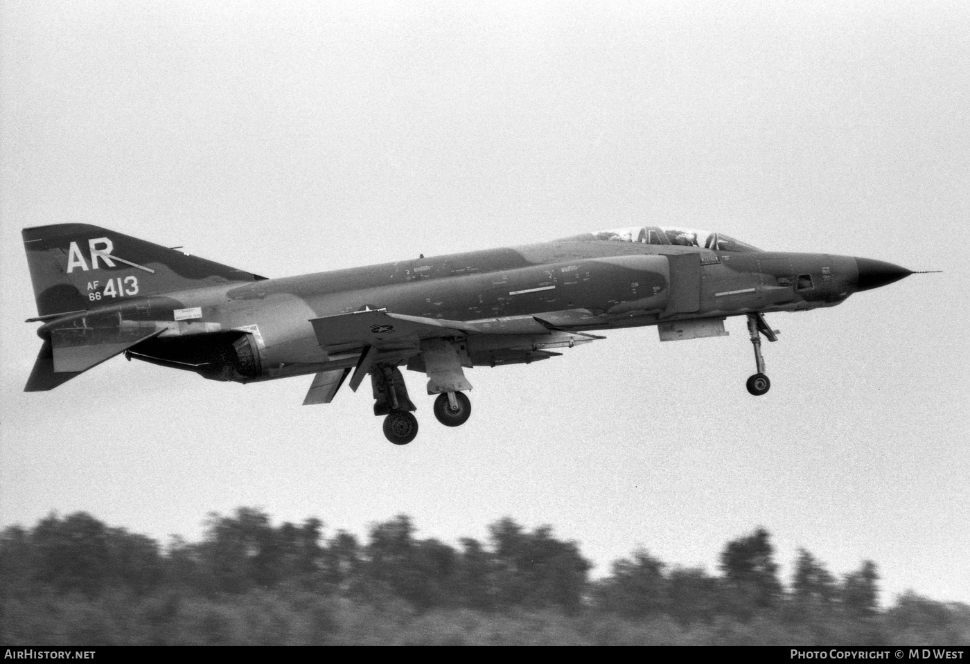 Aircraft Photo of 66-0413 / AF66-413 | McDonnell Douglas RF-4C Phantom II | USA - Air Force | AirHistory.net #106604