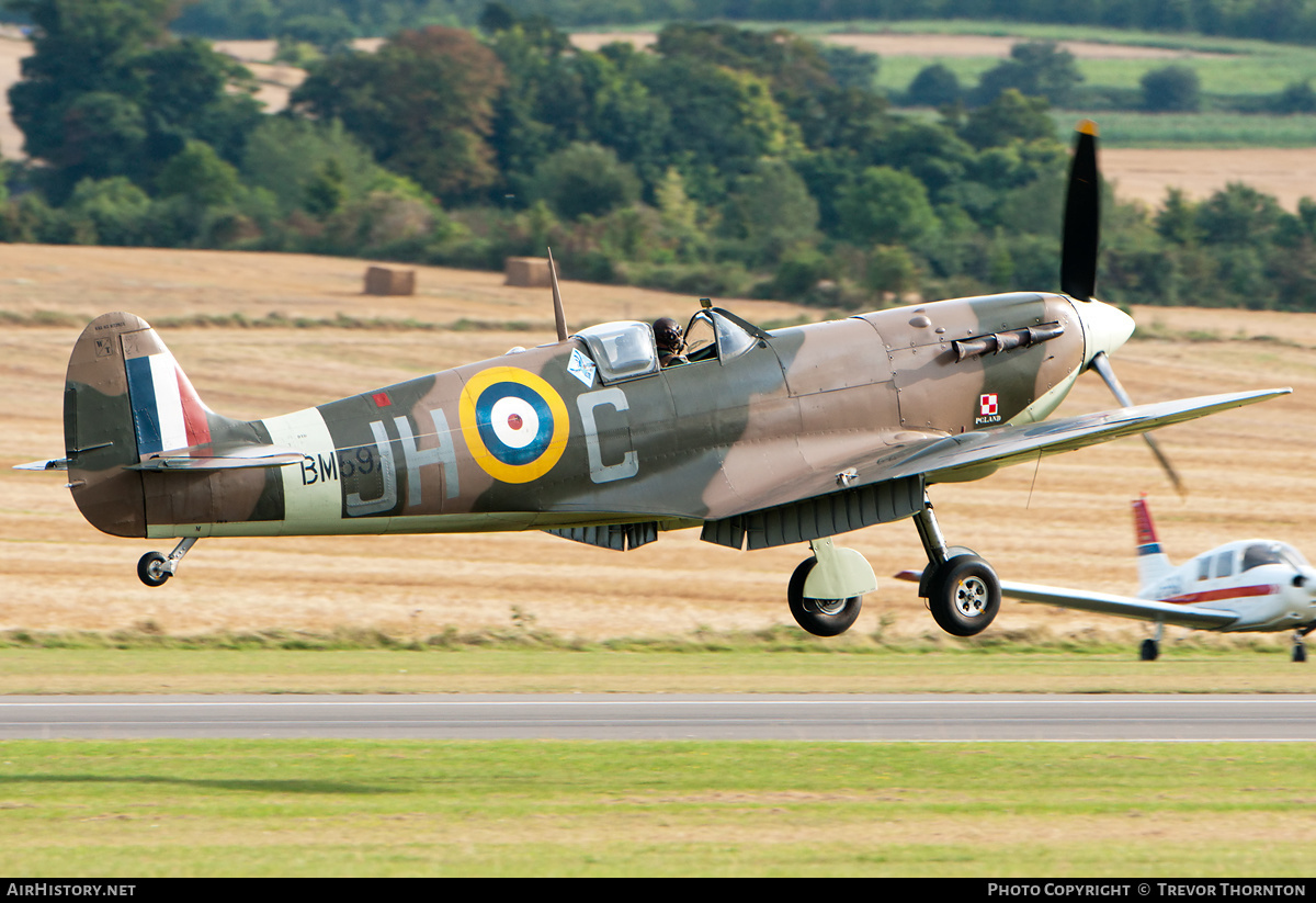 Aircraft Photo of G-MKVB / BM597 | Supermarine 349 Spitfire LF5B | UK - Air Force | AirHistory.net #106610