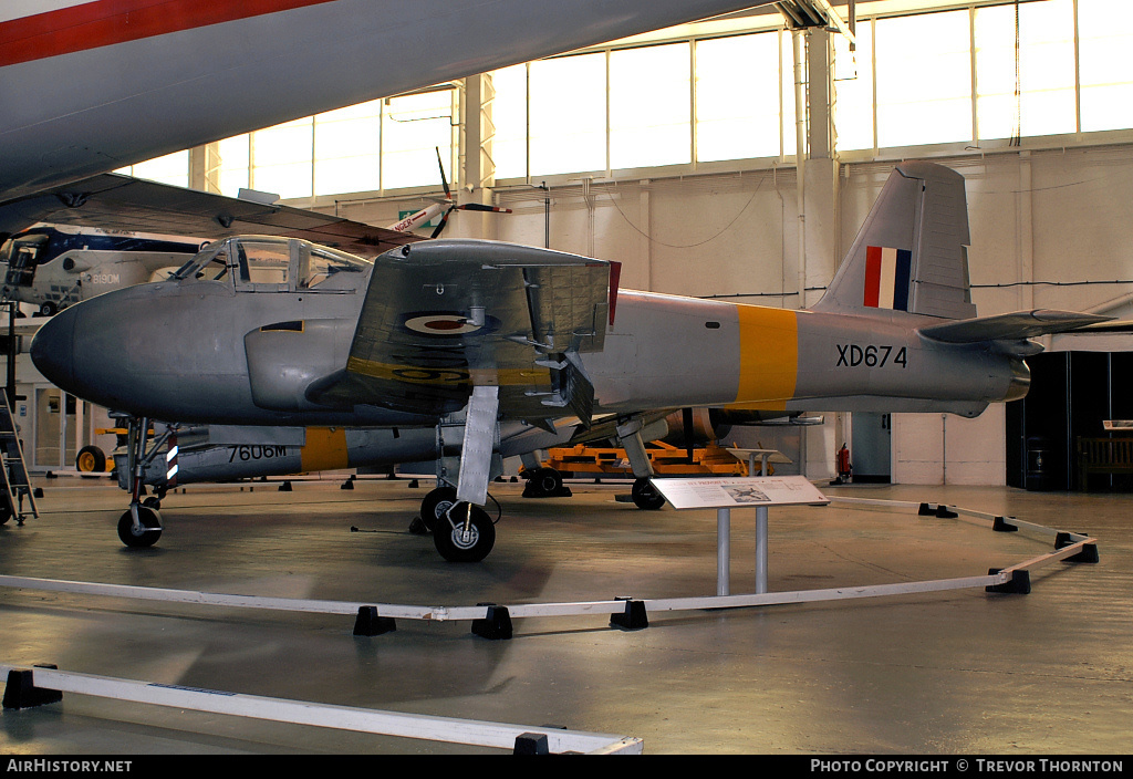 Aircraft Photo of XD674 | Hunting Percival P.84 Jet Provost T1 | UK - Air Force | AirHistory.net #106646