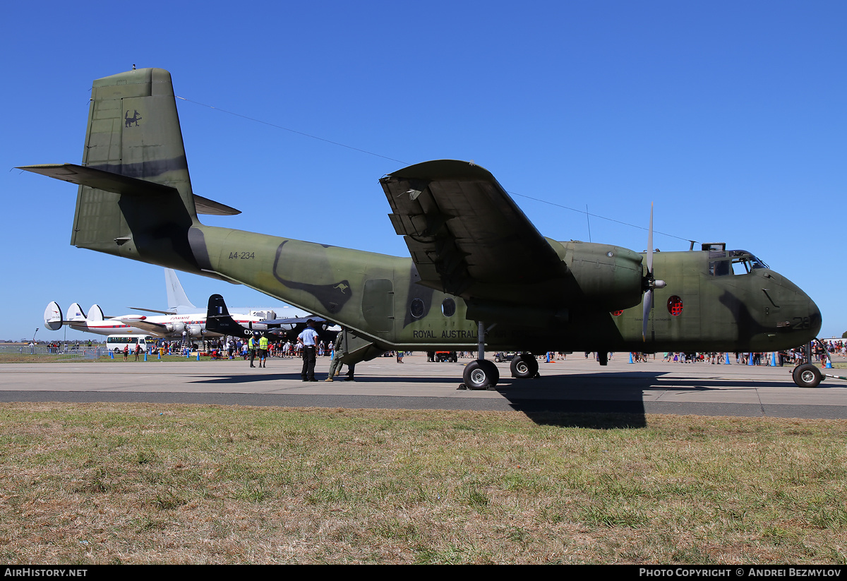 Aircraft Photo of VH-VBB / A4-234 | De Havilland Canada DHC-4A Caribou | Australia - Air Force | AirHistory.net #106648