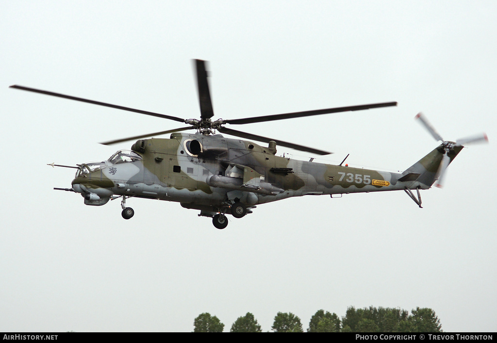 Aircraft Photo of 7355 | Mil Mi-24V | Czechia - Air Force | AirHistory.net #106654