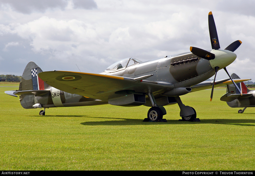 Aircraft Photo of G-BUOS / SM845 | Supermarine 394 Spitfire FR18E | UK - Air Force | AirHistory.net #106673
