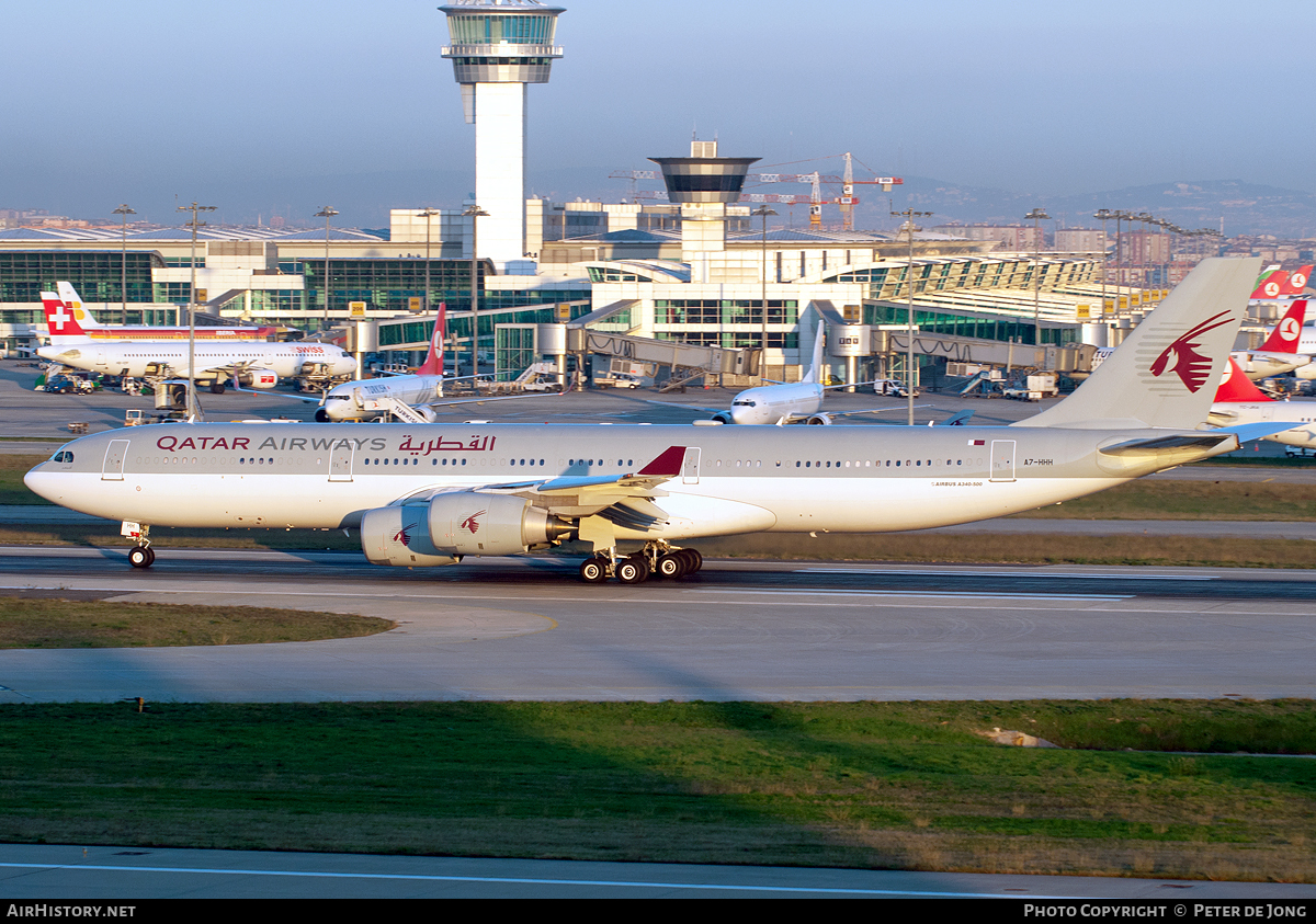 Aircraft Photo of A7-HHH | Airbus A340-541 | Qatar Airways | AirHistory.net #106699