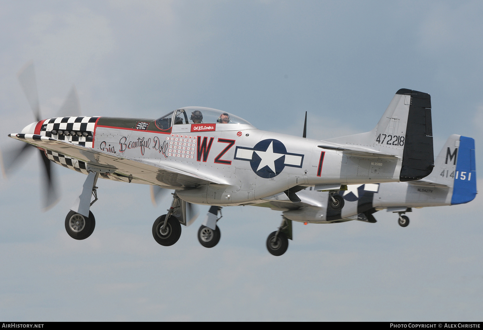 Aircraft Photo of N351BD / NL351BD / 472218 | North American P-51D Mustang | USA - Air Force | AirHistory.net #106705