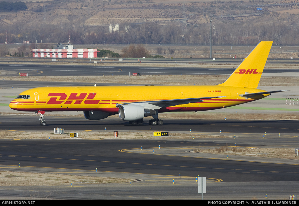 Aircraft Photo of D-ALEN | Boeing 757-2Q8(PCF) | DHL International | AirHistory.net #106708