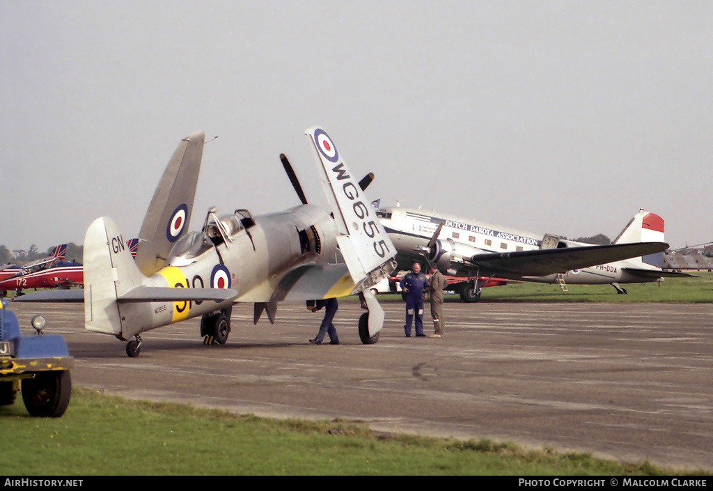 Aircraft Photo of WG655 | Hawker Sea Fury T20S | UK - Navy | AirHistory.net #106724