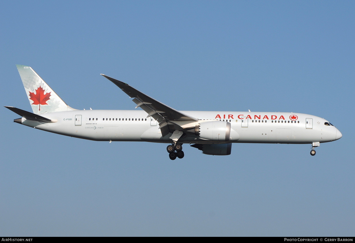 Aircraft Photo of C-FGEI | Boeing 787-9 Dreamliner | Air Canada | AirHistory.net #106741