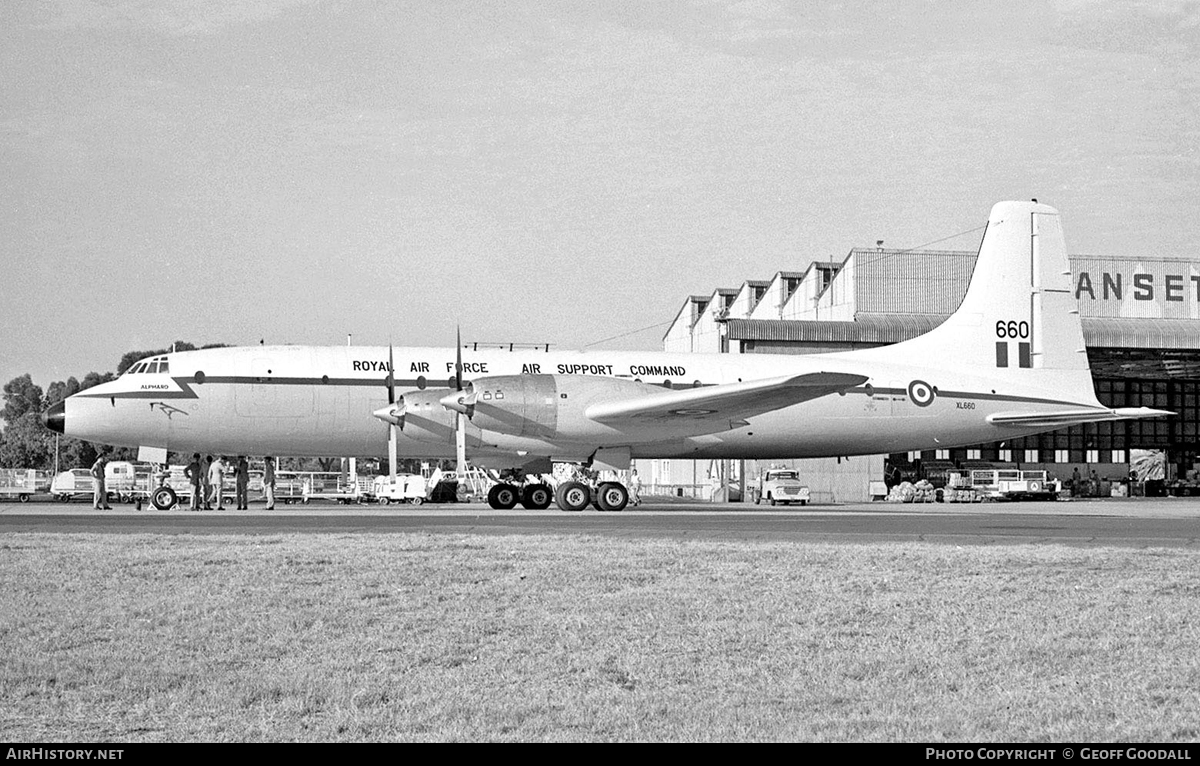 Aircraft Photo of XL660 | Bristol 175 Britannia C.1 (253) | UK - Air Force | AirHistory.net #106767
