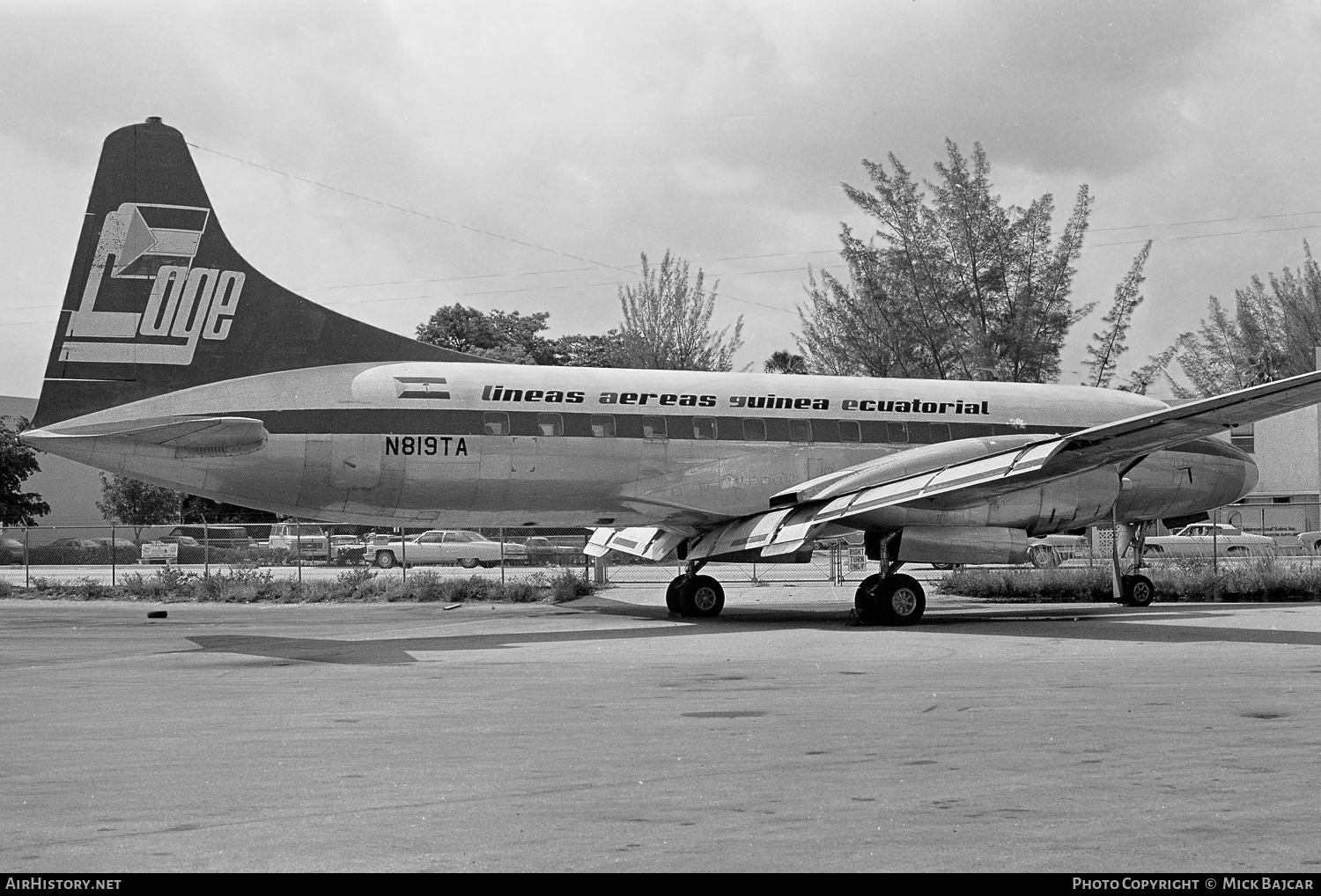 Aircraft Photo of N819TA | Convair 440-80 Metropolitan | Líneas Aéreas Guinea Ecuatorial - LAGE | AirHistory.net #106793