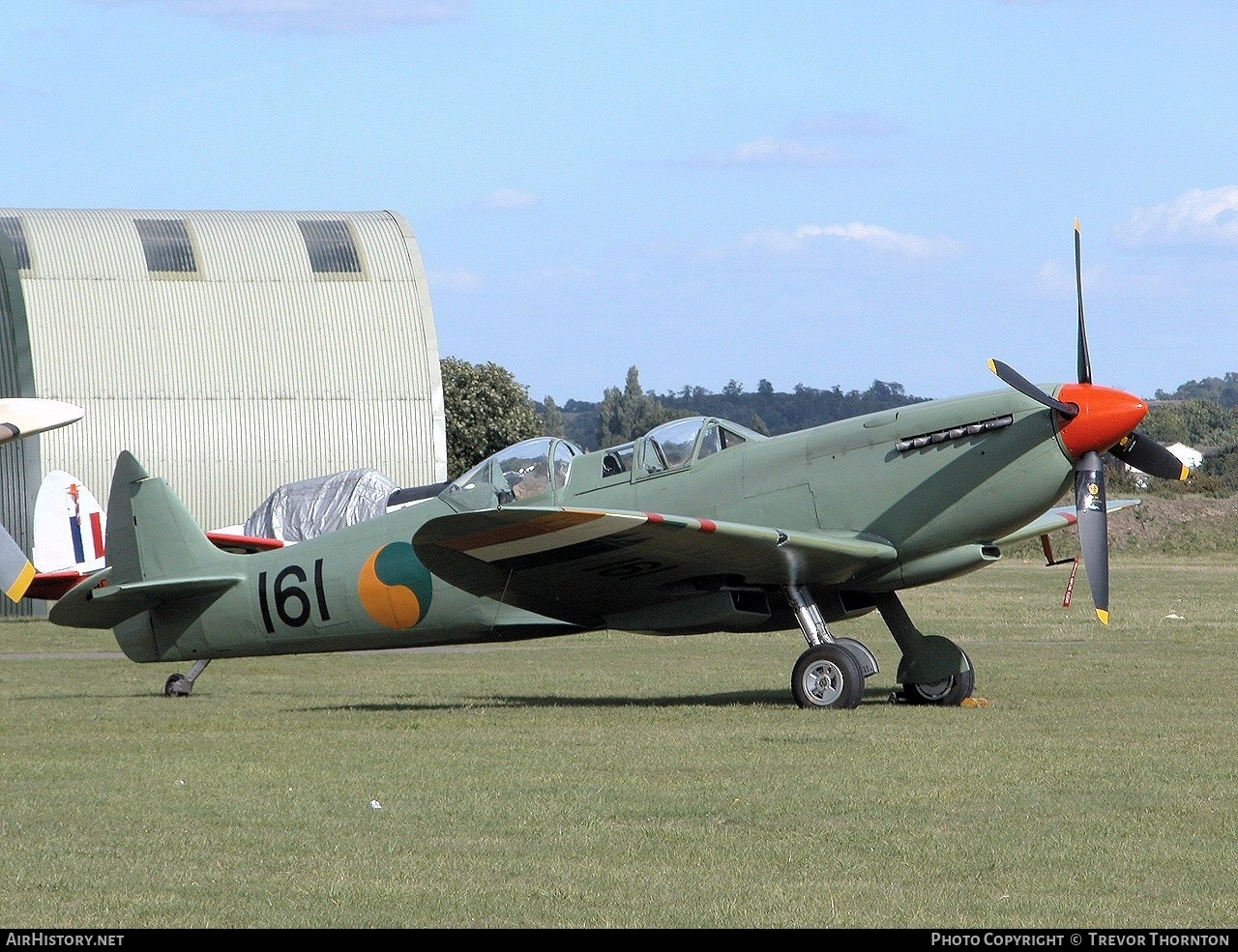 Aircraft Photo of G-CCCA / 161 | Supermarine 509 Spitfire T9C | Ireland - Air Force | AirHistory.net #106810