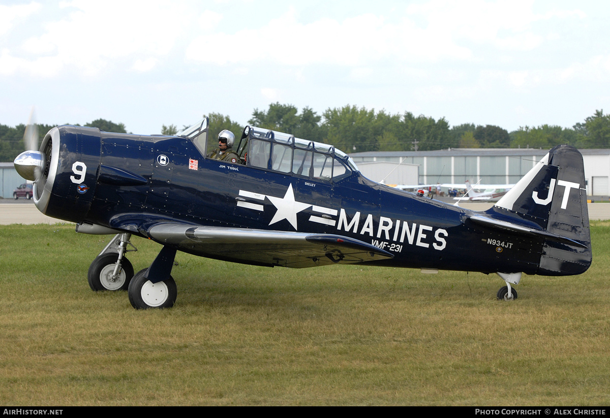 Aircraft Photo of N934JT | North American SNJ-4 Texan | USA - Marines | AirHistory.net #106822