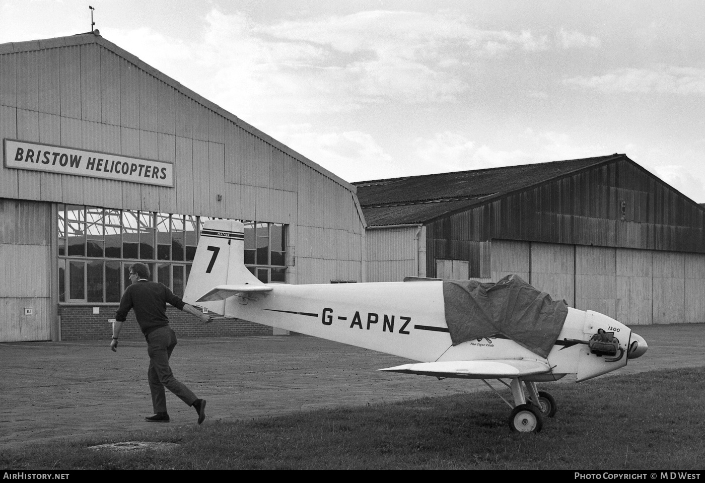 Aircraft Photo of G-APNZ | Druine D-31 Turbulent | The Tiger Club | AirHistory.net #106837