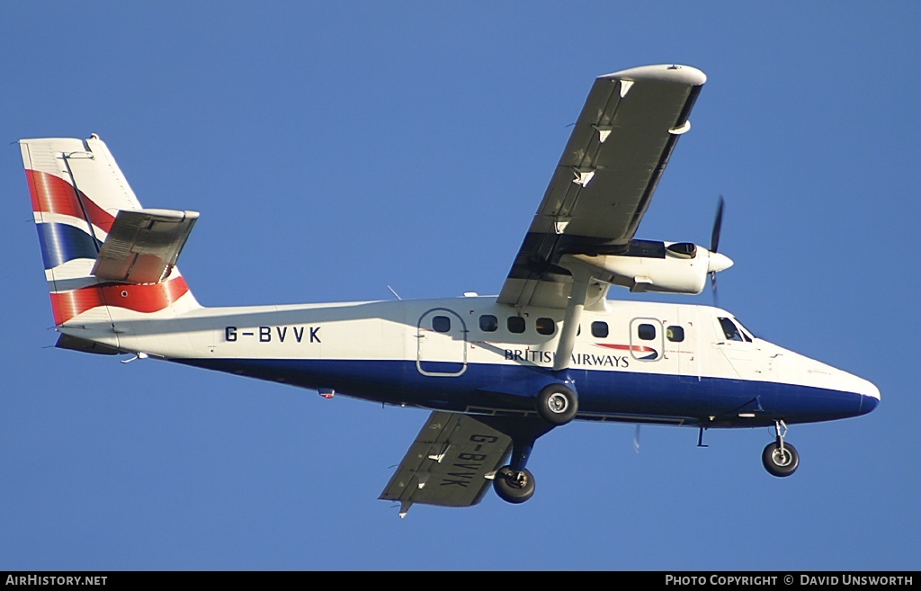 Aircraft Photo of G-BVVK | De Havilland Canada DHC-6-300 Twin Otter | British Airways | AirHistory.net #106848