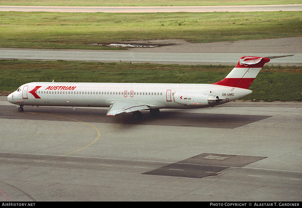 Aircraft Photo of OE-LMC | McDonnell Douglas MD-82 (DC-9-82) | Austrian Airlines | AirHistory.net #106863