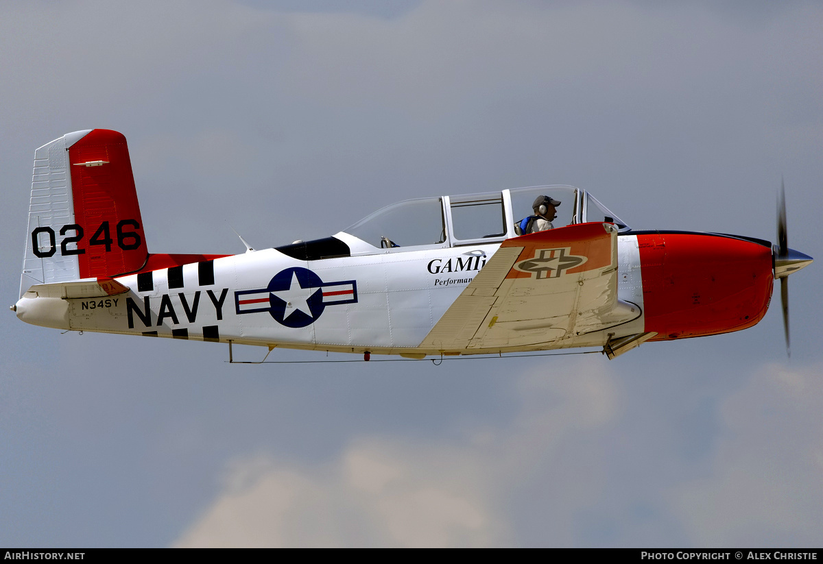 Aircraft Photo of N34SY | Beech T-34B Mentor | USA - Navy | AirHistory.net #106869
