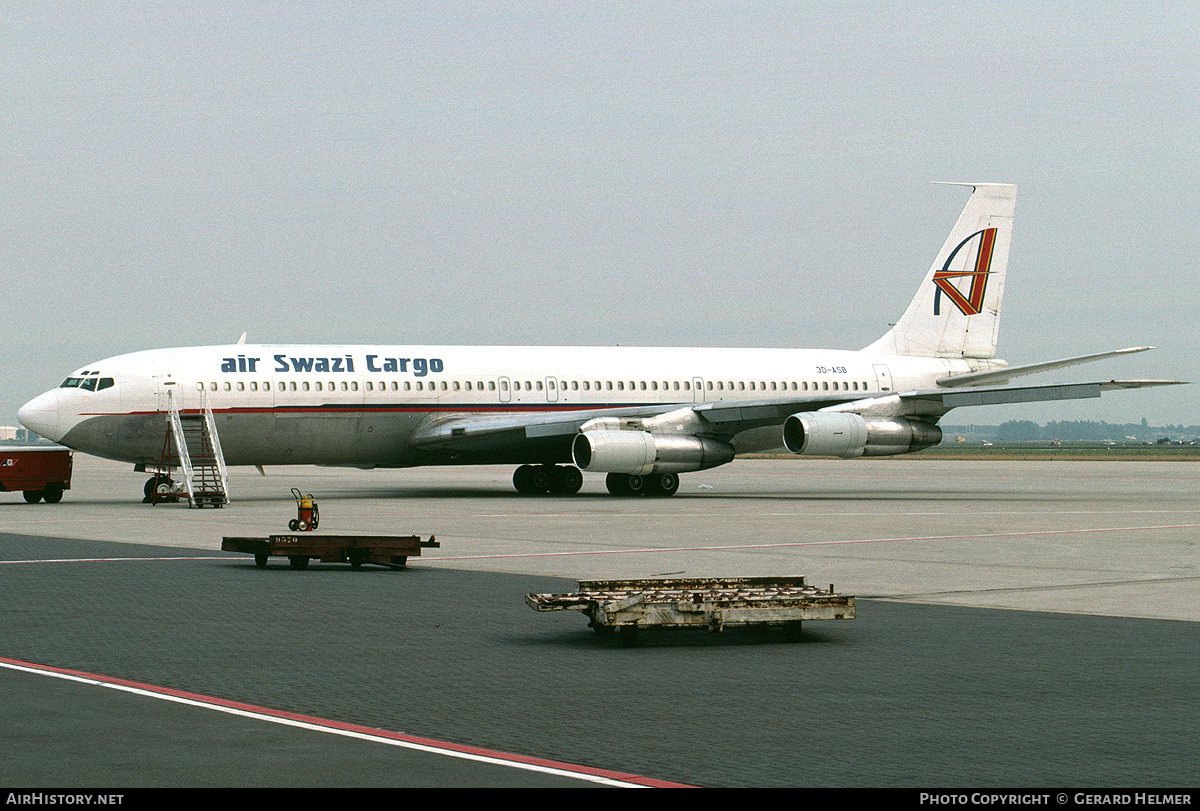 Aircraft Photo of 3D-ASB | Boeing 707-323C | Air Swazi Cargo | AirHistory.net #106887
