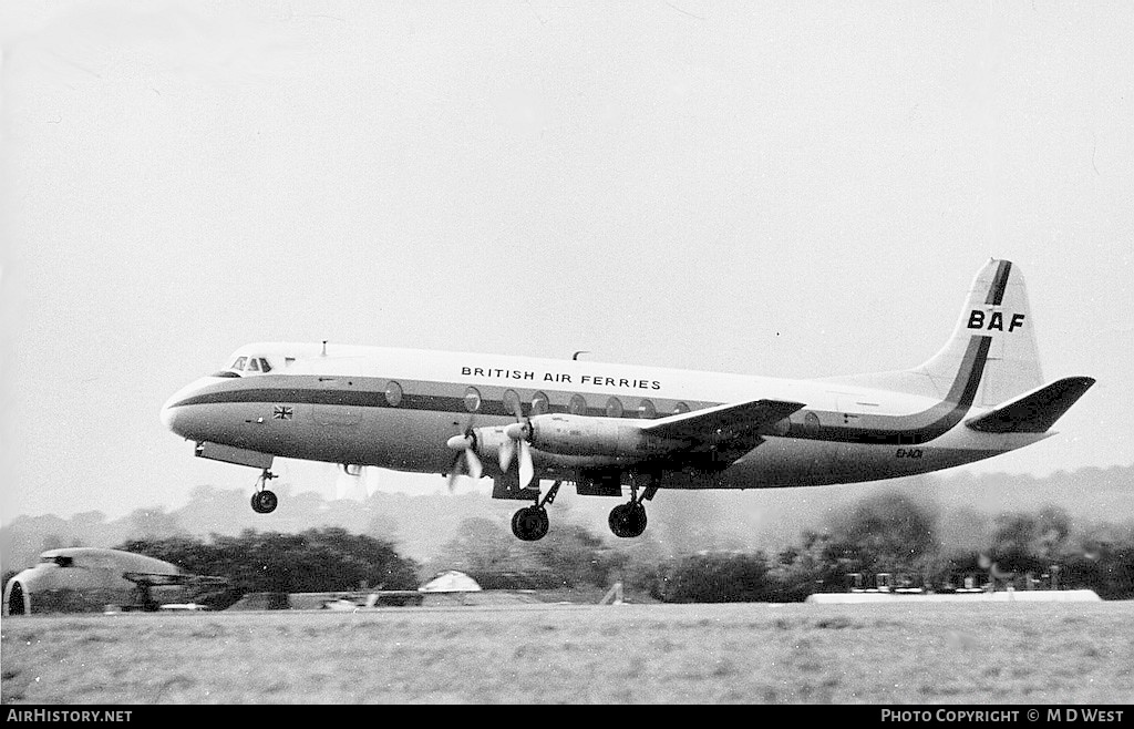 Aircraft Photo of EI-AOI | Vickers 803 Viscount | British Air Ferries - BAF | AirHistory.net #106901