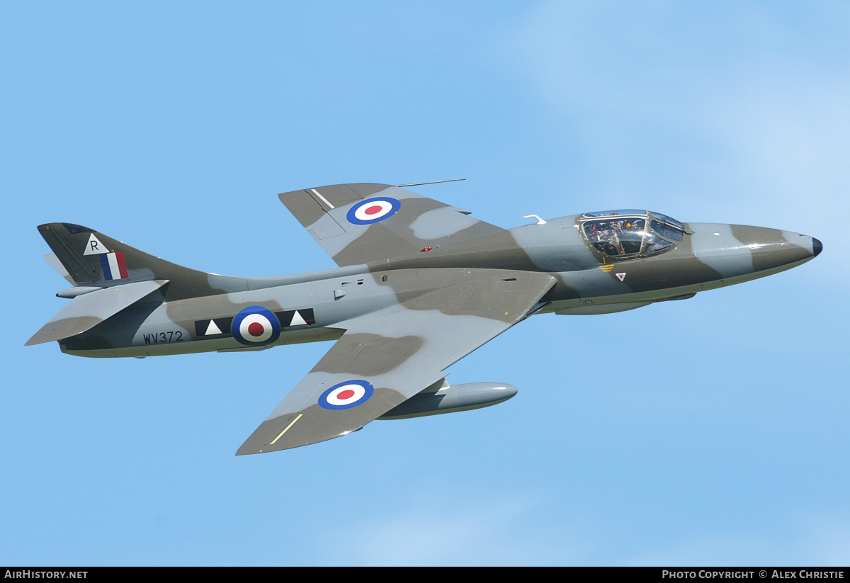Aircraft Photo of G-BXFI / WV372 | Hawker Hunter T7 | UK - Air Force | AirHistory.net #106915