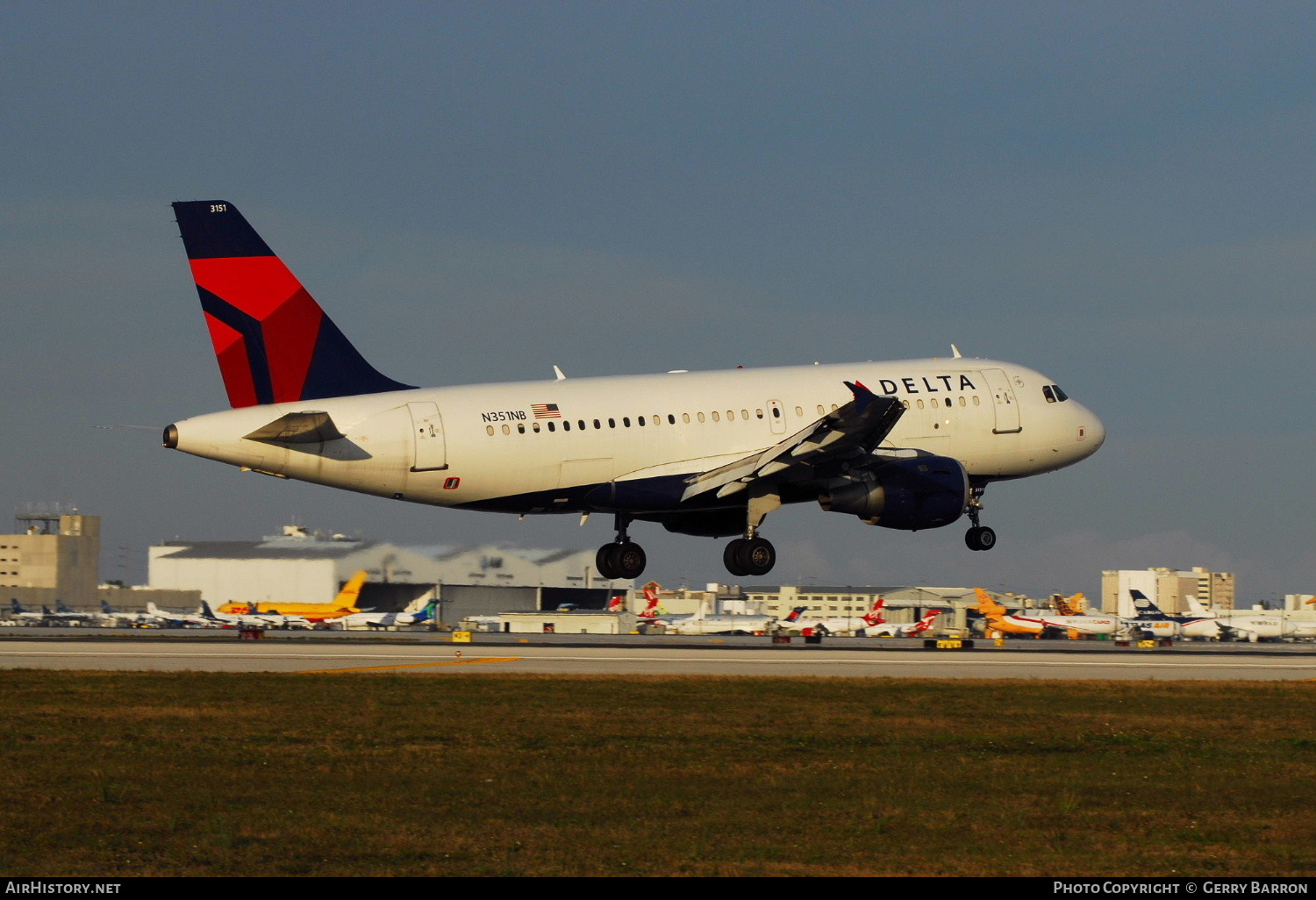 Aircraft Photo of N351NB | Airbus A319-114 | Delta Air Lines | AirHistory.net #106944