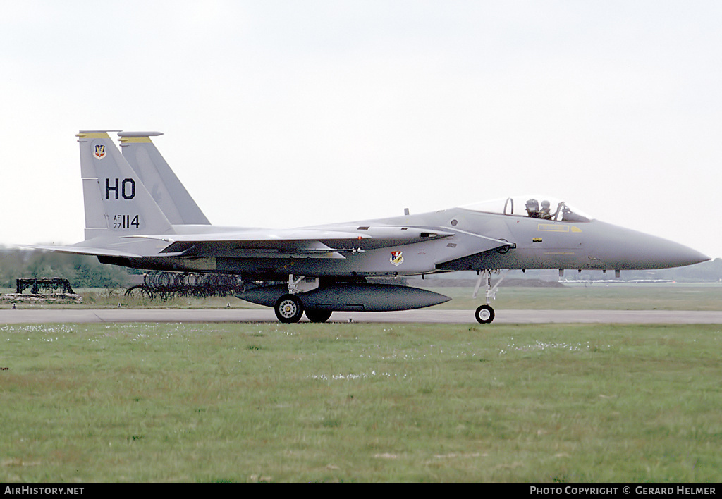 Aircraft Photo of 77-0114 / AF77-114 | McDonnell Douglas F-15A Eagle | USA - Air Force | AirHistory.net #106958
