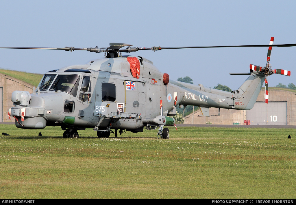 Aircraft Photo of XZ729 | Westland WG-13 Lynx HMA8DSP | UK - Navy | AirHistory.net #107014