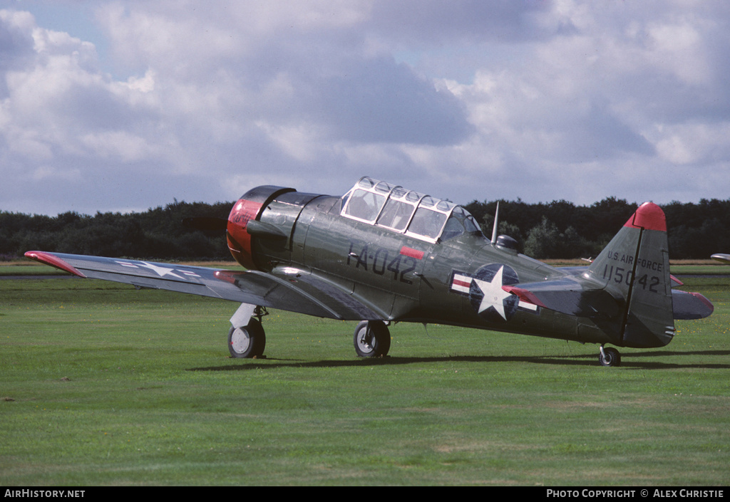 Aircraft Photo of G-BGHU / 115042 | North American T-6G Texan | USA - Air Force | AirHistory.net #107039