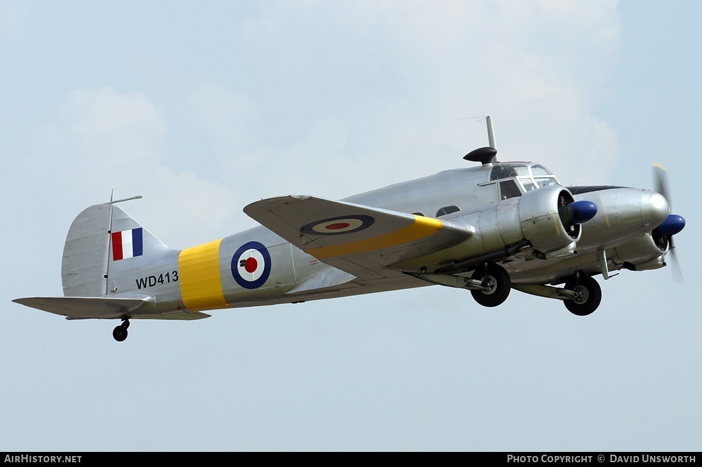 Aircraft Photo of G-VROE / WD413 | Avro 652A Anson T21 | UK - Air Force | AirHistory.net #107050