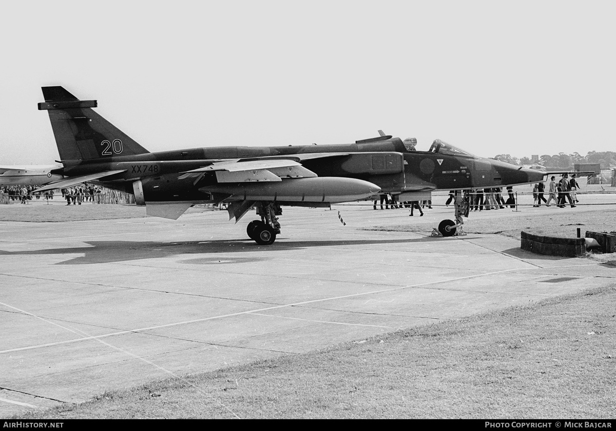 Aircraft Photo of XX748 | Sepecat Jaguar GR1 | UK - Air Force | AirHistory.net #107083