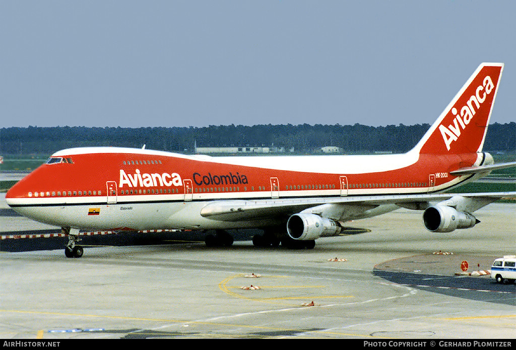 Aircraft Photo of HK-2000 | Boeing 747-124 | Avianca | AirHistory.net #107102