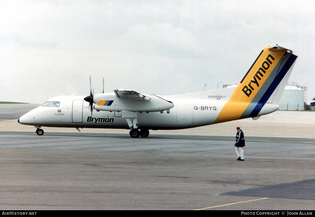 Aircraft Photo of G-BRYG | De Havilland Canada DHC-8-102 Dash 8 | Brymon Airways | AirHistory.net #107130