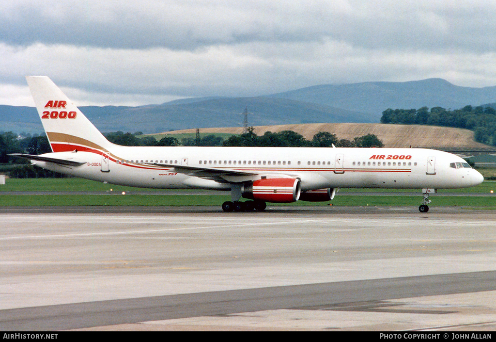 Aircraft Photo of G-OOOA | Boeing 757-28A | Air 2000 | AirHistory.net #107135