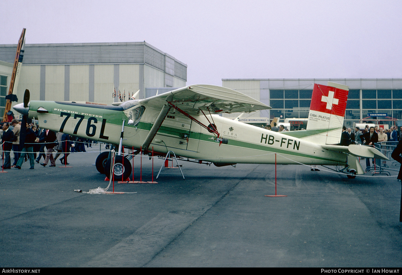 Aircraft Photo of HB-FFN | Pilatus PC-6/B1-H2 Turbo Porter | CIBA-Pilatus Aerial Spraying Company | AirHistory.net #107136