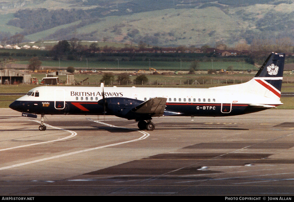 Aircraft Photo of G-BTPC | British Aerospace ATP | British Airways | AirHistory.net #107153