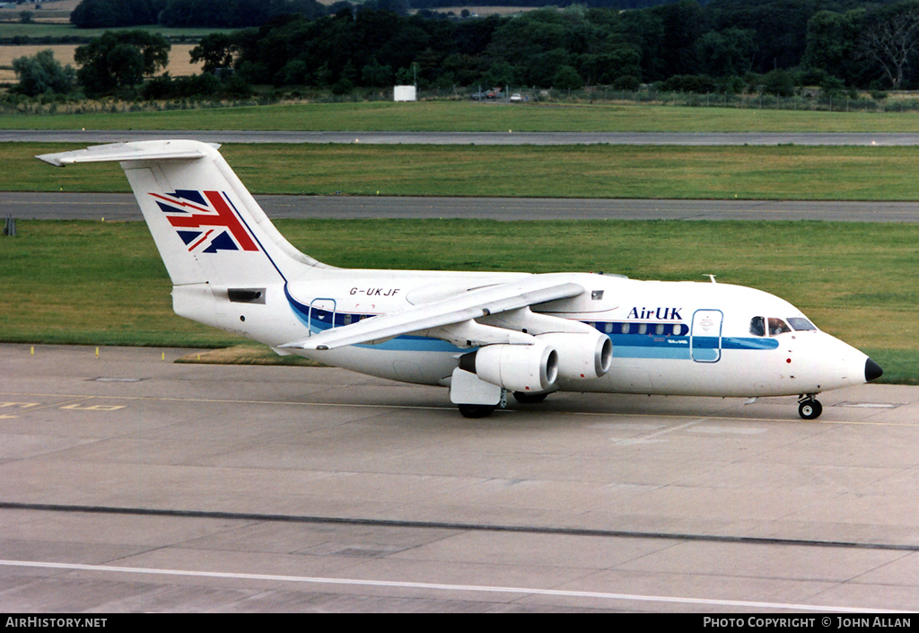 Aircraft Photo of G-UKJF | British Aerospace BAe-146-100 | Air UK | AirHistory.net #107155