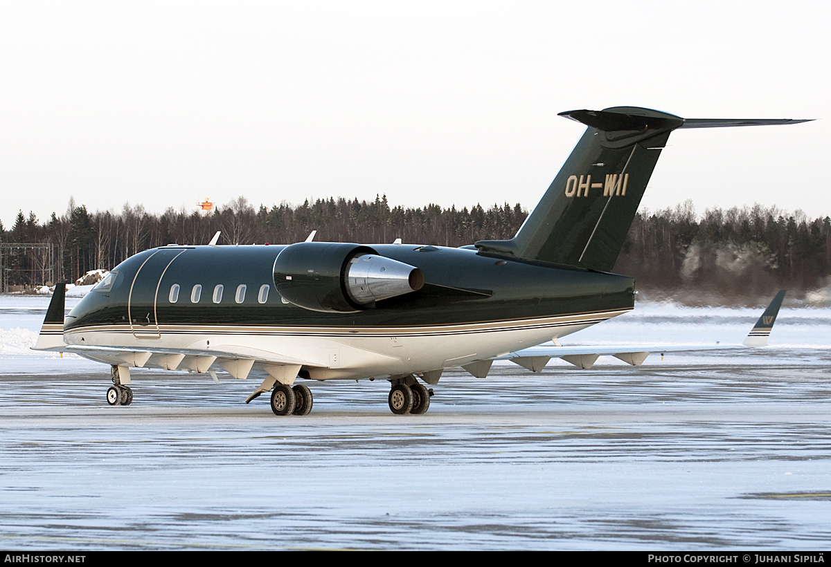 Aircraft Photo of OH-WII | Bombardier Challenger 604 (CL-600-2B16) | AirHistory.net #107159
