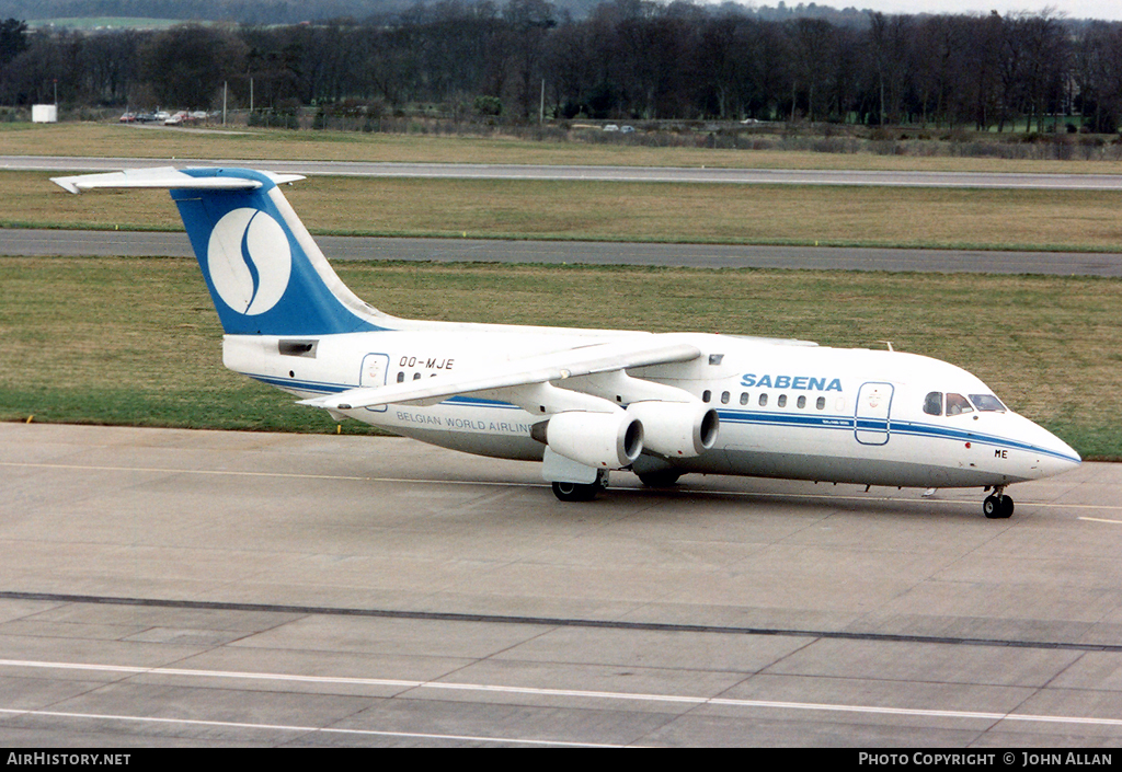 Aircraft Photo of OO-MJE | British Aerospace BAe-146-200 | Sabena | AirHistory.net #107165