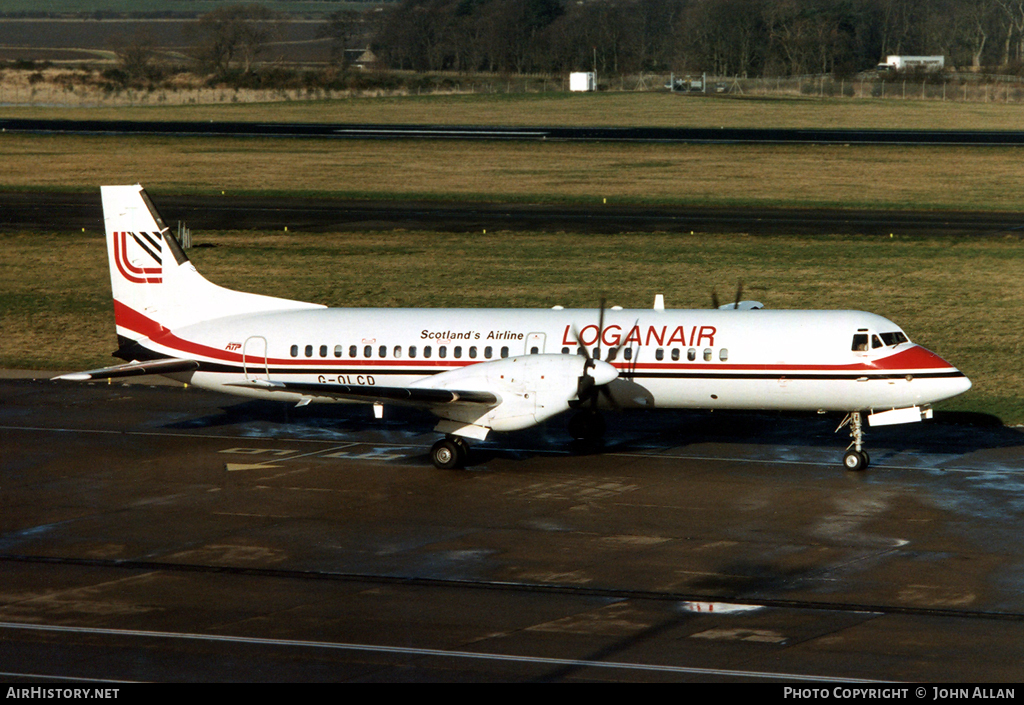 Aircraft Photo of G-OLCD | British Aerospace ATP | Loganair | AirHistory.net #107178