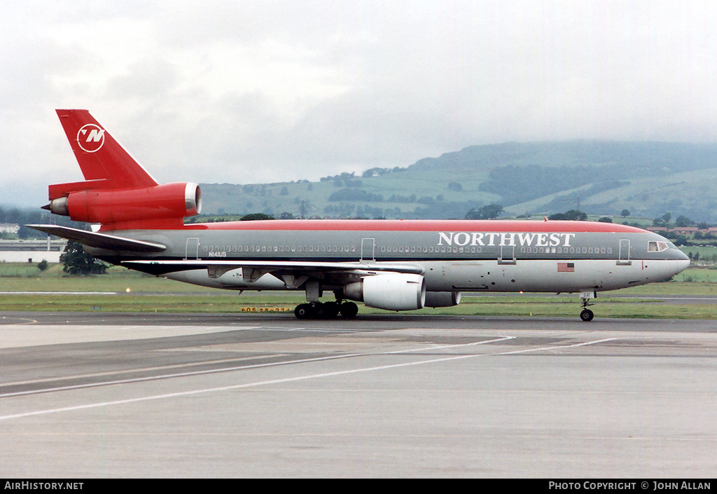 Aircraft Photo of N141US | McDonnell Douglas DC-10-40 | Northwest Airlines | AirHistory.net #107179