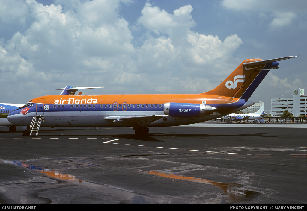 Aircraft Photo of N75AF | McDonnell Douglas DC-9-15RC | Air Florida | AirHistory.net #107190