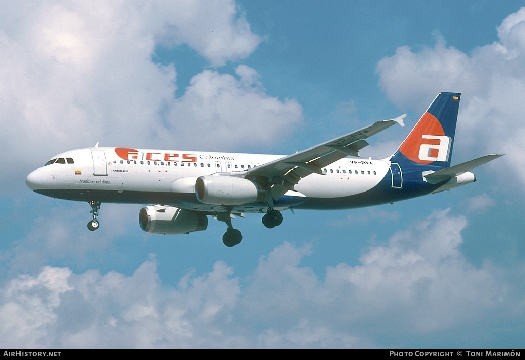 Aircraft Photo of VP-BVA | Airbus A320-233 | ACES - Aerolíneas Centrales de Colombia | AirHistory.net #107195