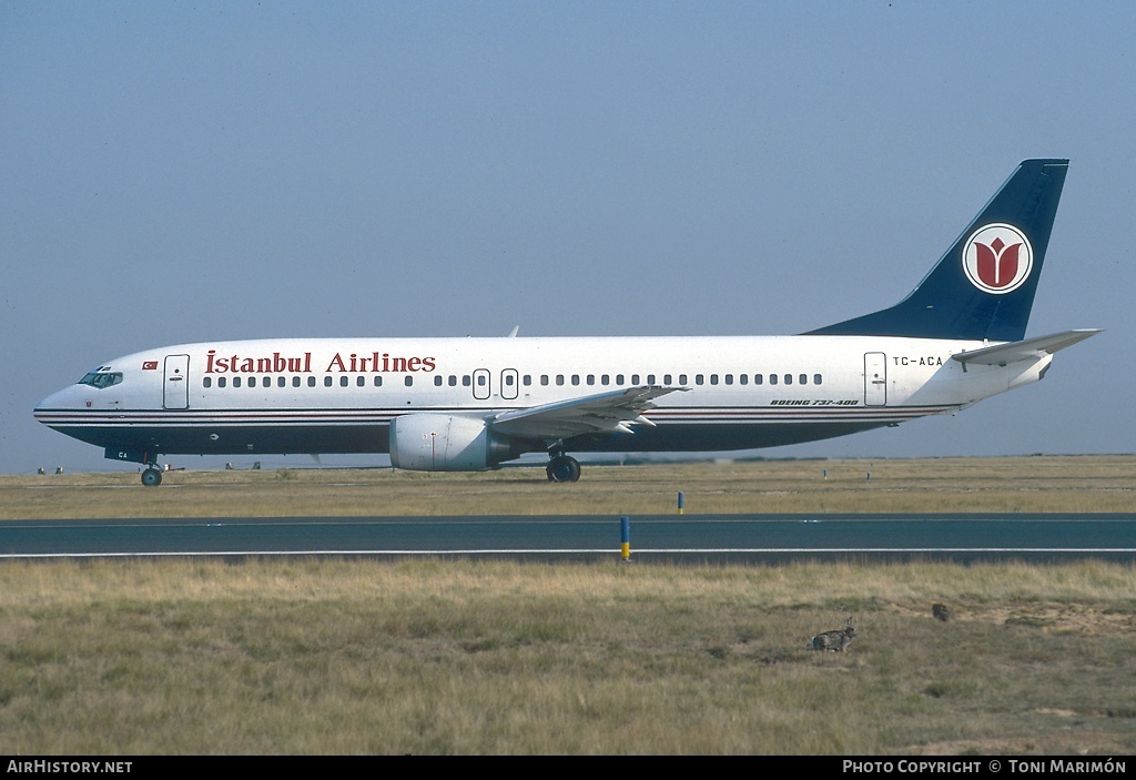 Aircraft Photo of TC-ACA | Boeing 737-4Y0 | Istanbul Airlines | AirHistory.net #107196