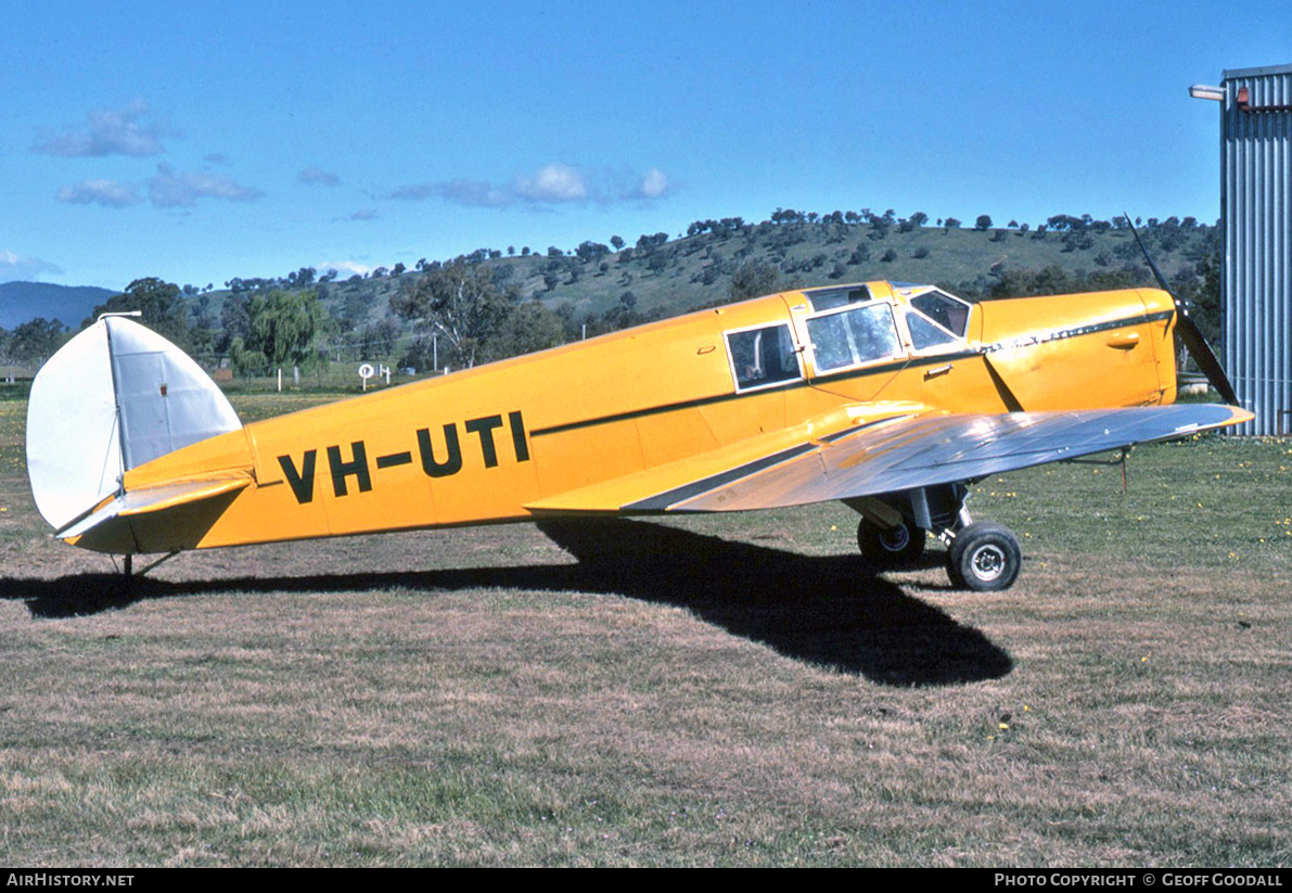 Aircraft Photo of VH-UTI | British Klemm BK.1 Eagle 2 | AirHistory.net #107231