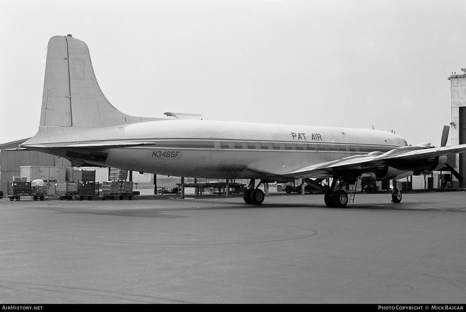 Aircraft Photo of N3465F | Douglas C-118A Liftmaster (DC-6A) | PAT Air - Petroleum Air Transport | AirHistory.net #107246