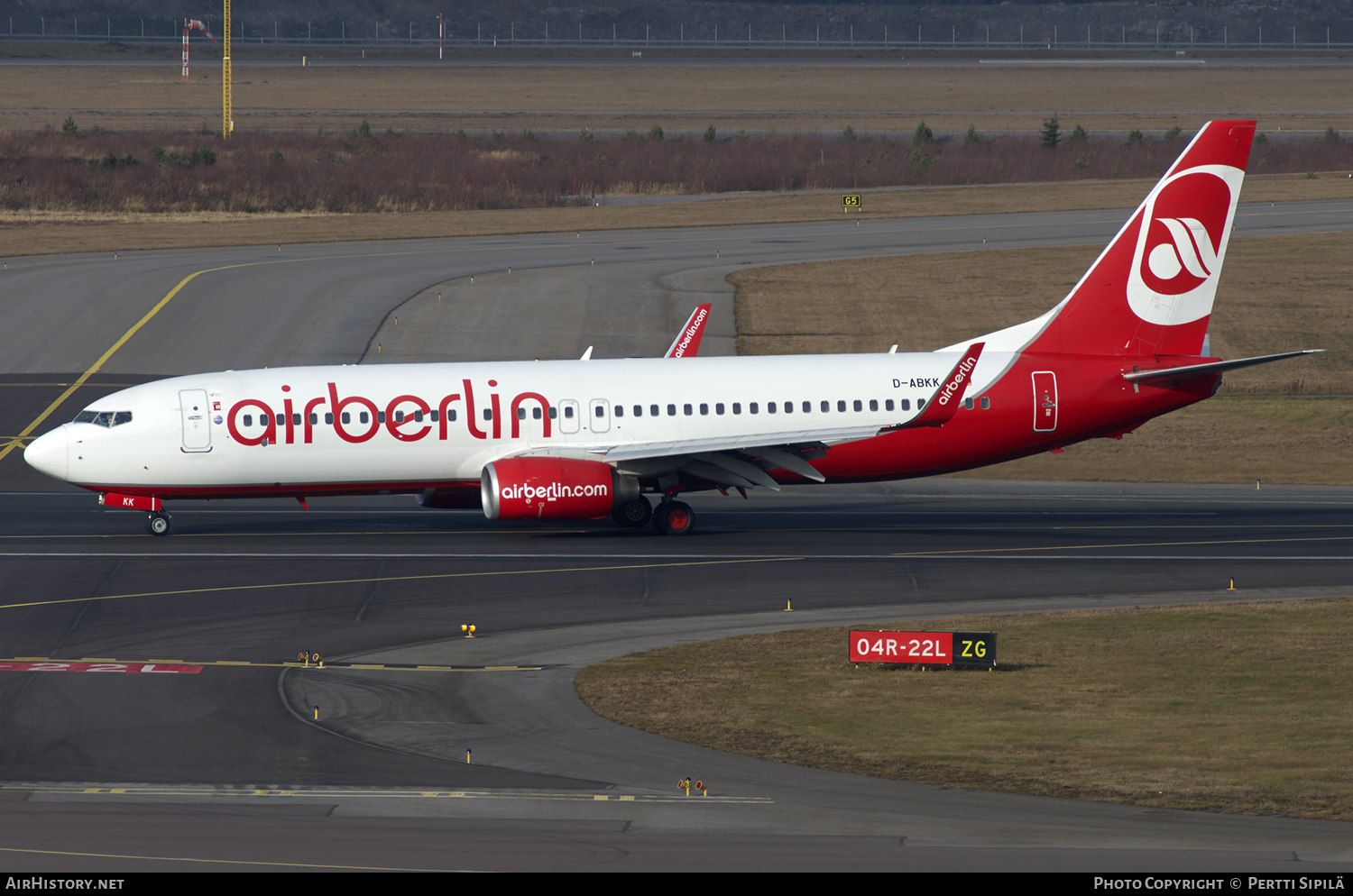 Aircraft Photo of D-ABKK | Boeing 737-86J | Air Berlin | AirHistory.net #107267