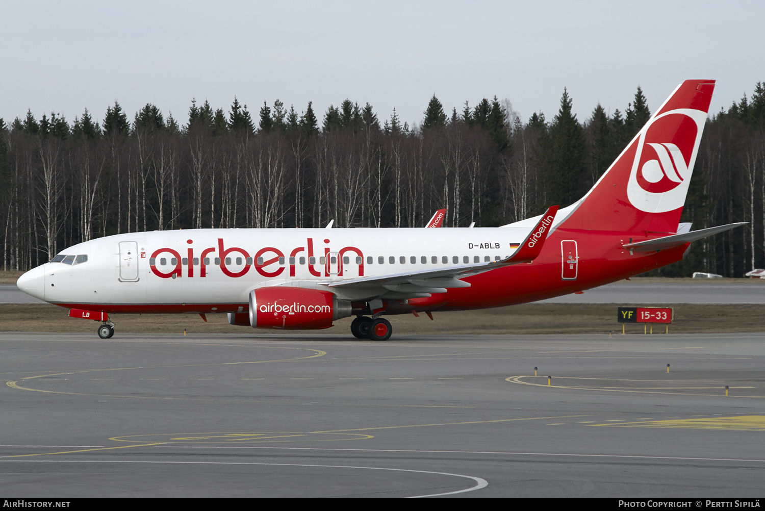 Aircraft Photo of D-ABLB | Boeing 737-76J | Air Berlin | AirHistory.net #107270