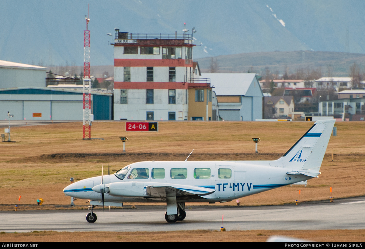 Aircraft Photo of TF-MYV | Piper PA-31-350 Navajo Chieftain | Myflug Air | AirHistory.net #107282