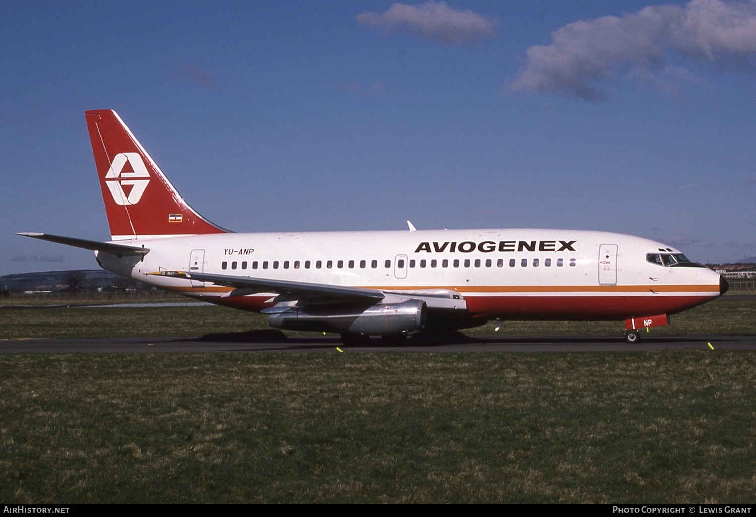 Aircraft Photo of YU-ANP | Boeing 737-2K3/Adv | Aviogenex | AirHistory.net #107302