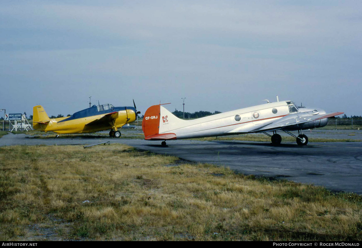 Aircraft Photo of CF-DRJ | Avro 652A Anson V | Kenting Aviation | AirHistory.net #107308