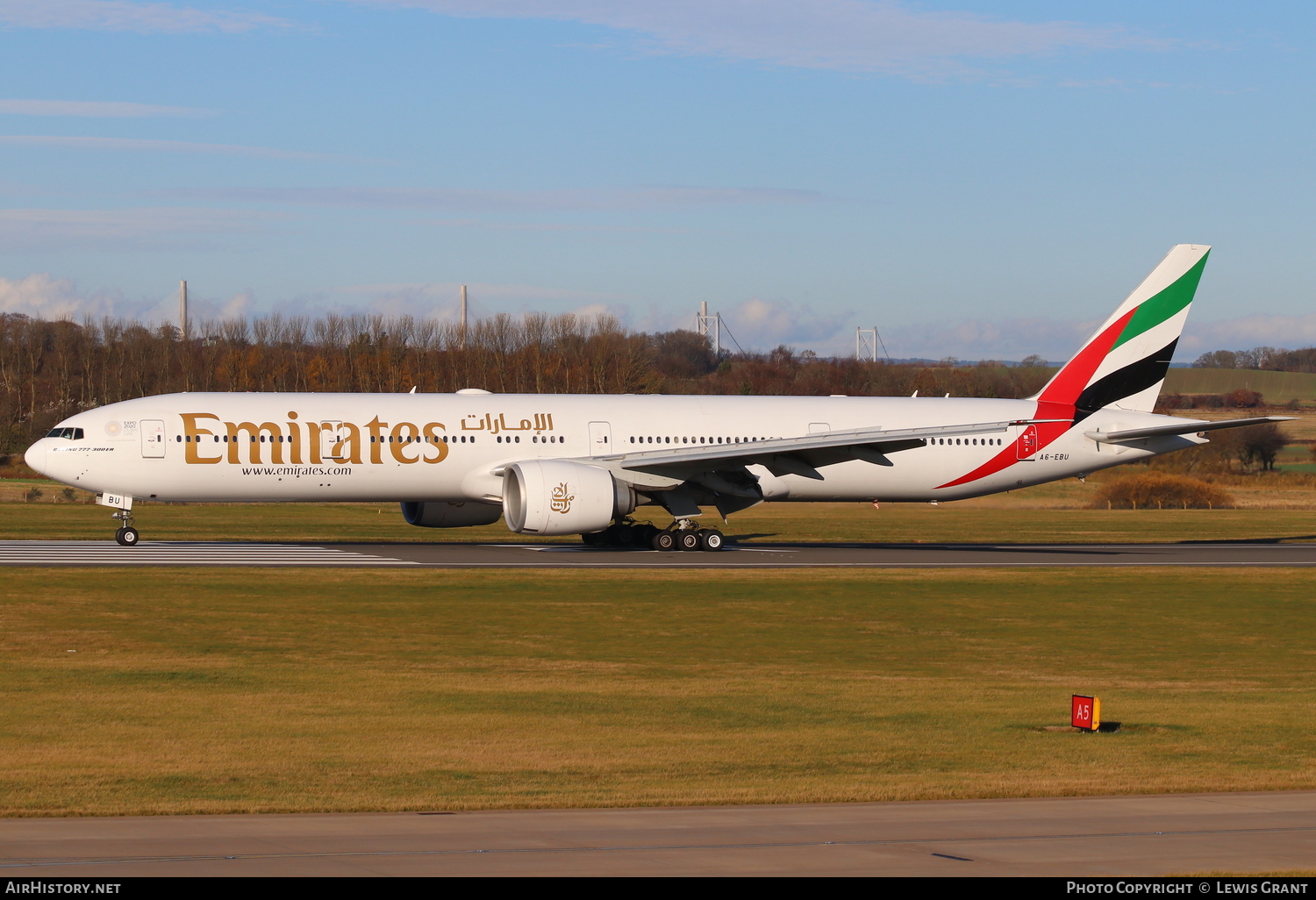 Aircraft Photo of A6-EBU | Boeing 777-31H/ER | Emirates | AirHistory.net #107309